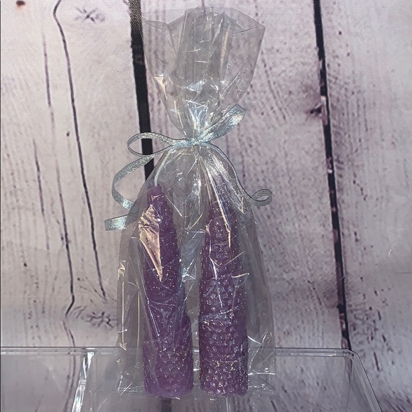 2 Beeswax Rolled Glitter Candles Prayer Ritual - Picture 7 of 9